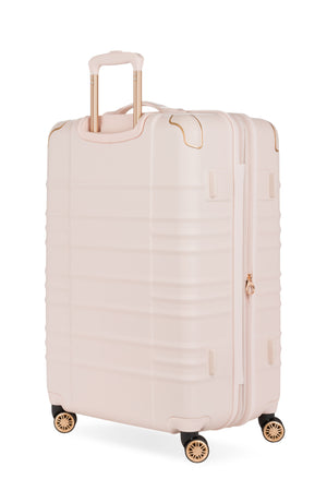 SWISSGEAR 8027 Expandable Spinner 3 Piece Luggage Set - Rose Lightweight, rugged ABS hardside cases with a split-case design