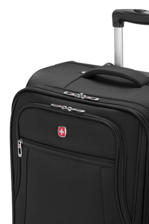 SWISSGEAR Cross Country Medium Checked Spinner - Black