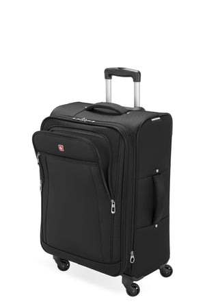 SWISSGEAR Cross Country Medium Checked Spinner - Black