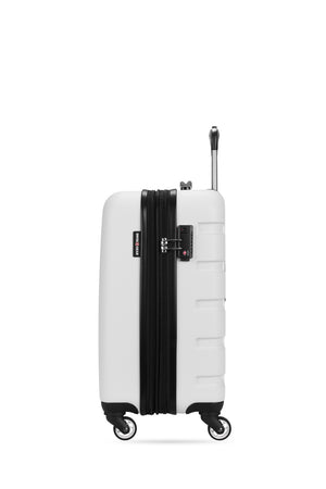 SWISSGEAR Signature 19 inch Expandable Carry On Hardside Spinner Luggage - White